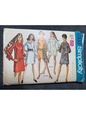 Simplicity Misses Dress Sewing Pattern Size 14 8333 - uncut 1960s